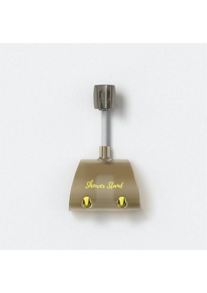 Amber Duş Başlığı Braketi Güçlü Takılabilir Güçlü Emiş Banyo Evrensel Duş Başlığı Tutucu Kendinden Yapışkanlı Duvara Montaj Ayarlanabilir (Yurt Dışından)