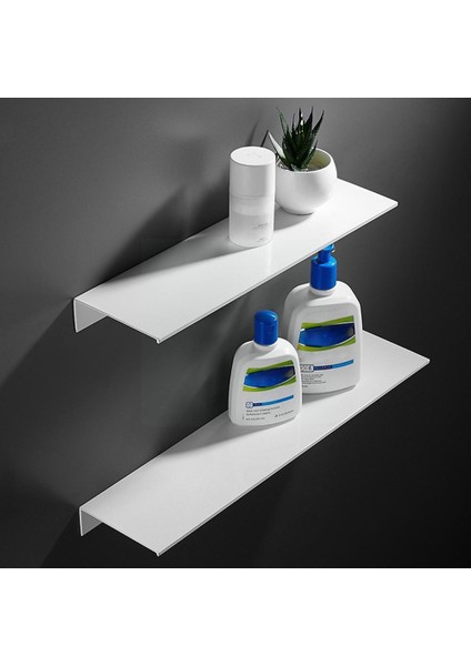 F 2021 Yeni Banyo Rafları Kara Deliksiz Banyo Aksesuarı Duş Teknesi Dresser Jel Tuvalet Rafı Depolama Duvar Ev Montaj Si L9J0 (Yurt Dışından)