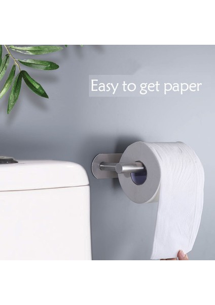 B-Beyaz Kendinden Yapışkanlı Paslanmaz Çelik Tuvalet Rulo Kağıt Tutucu Organizatörler Bar Havlu Askısı Demiryolu Rafı Sondajsız Tuvalet Aksesuarları (Yurt Dışından) fırsatları