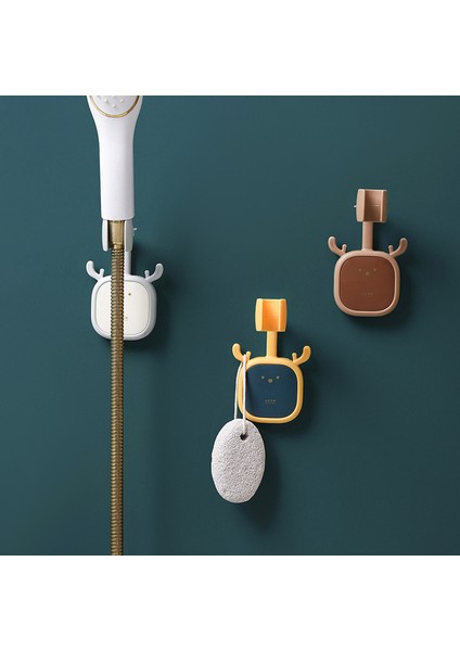 Sarı Mavi Ayarlanabilir Duş Başlığı Tutucu Banyo Vantuz El Duş Başlığı Tutucu Montaj Braketi Plasticabs El Temizleyici Tutucu (Yurt Dışından) fırsatları