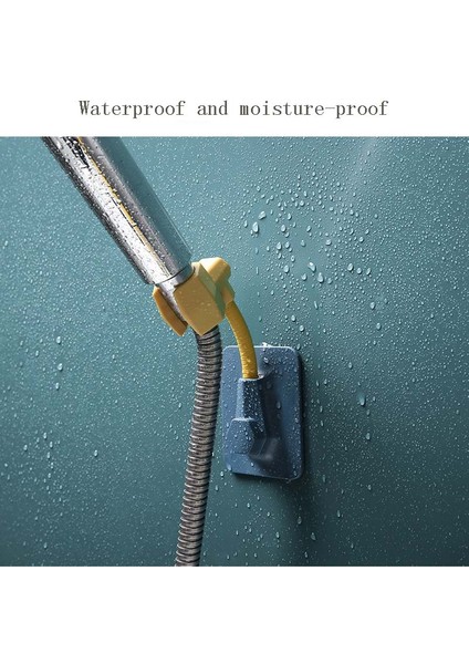 Siyah Banyo Duş Braketi, Yapışkanlı Duş Memesi Tabanı, Ev Delikli Raf, Çok Fonksiyonlu Evrensel Ayar (Yurt Dışından) indirimleri