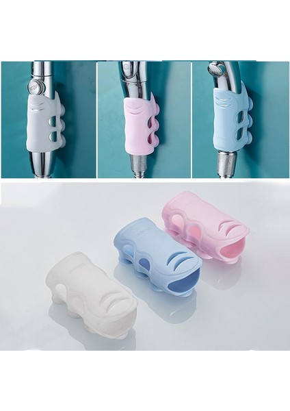 BLUE1PCS Duş Başlığı Tutucu Vantuz Duş Braketi Montaj Banyo Duvar Raf Standı Kurulumu Kolay Yeniden Kullanılabilir Banyo Aksesuarları (Yurt Dışından)