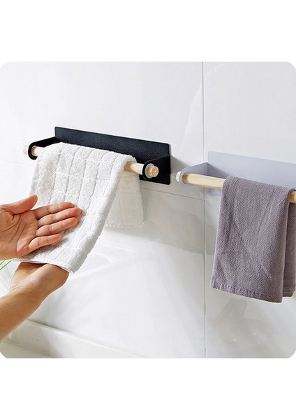 Beyaz Duvara Monte Mutfak Kendinden Yapışkanlı Rulo Kağıt Tutucu Havlu Depolama Rafı Doku Askısı Banyo Aksesuarları Desteği (Yurt Dışından) fırsatları