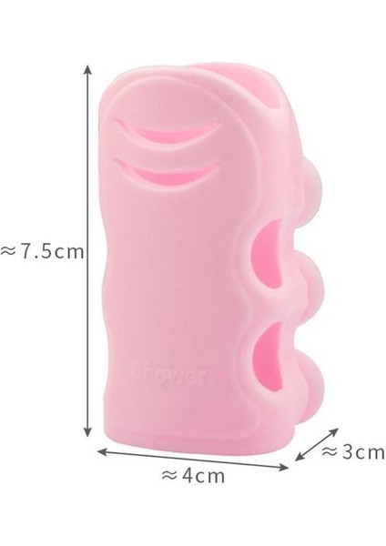 Pembe 1 Adet Duş Başlığı Tutucu Vantuz Duş Braketi Montaj Banyo Duvar Raf Standı Kurulumu Kolay Yeniden Kullanılabilir Banyo Aksesuarları (Yurt Dışından)