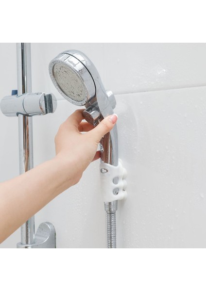 2 Adet 1/2 Adet Uygun Yeniden Kullanılabilir Duş Başlığı Tutucu Dayanıklı Vantuz Duş Braketi Duvara Montaj Raf Standı Banyo Badkamer Cocina (Yurt Dışından)