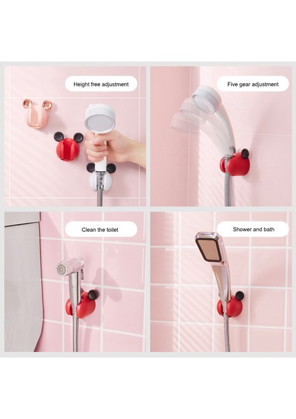 B05 Banyo Güçlü Takılabilir Duş Başlığı Tutucu Hareketli Braket Güçlü Emme Rainseat Chuck Tutucu Vantuz (Yurt Dışından) modelleri