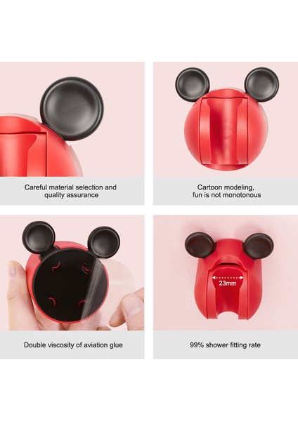 B05 Banyo Güçlü Takılabilir Duş Başlığı Tutucu Hareketli Braket Güçlü Emme Rainseat Chuck Tutucu Vantuz (Yurt Dışından) fırsatları