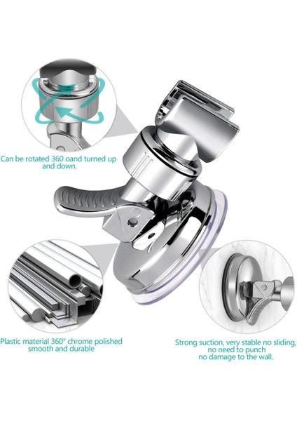 1 Adet Evrensel Ayarlanabilir Duş Başlığı Tutucu Vantuz Tutucu Tam Kaplama Duş Rayı Kafa Tutucu Banyo Braketi Istikrarlı Rotasyon (Yurt Dışından) fiyatları