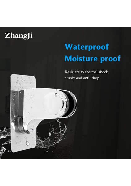 Duş Tutucu Zhangji Hiçbir Matkap Duş Tutucu Traceless Ayarlanabilir Açı Kendinden Yapışkanlı Dayanıklı Banyo Aksesuarları ile Duş Tutucu (Yurt Dışından) modelleri