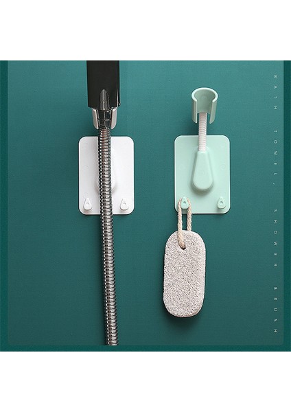 Style-7 360° Dönen Evrensel Duş Braketi Duş Başlığı Memesi Vantuz Duş Aksesuarları Yumruksuz Ev Duş Başlığı Braketi (Yurt Dışından)