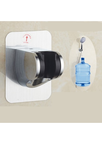 Siyah B 1 Adet Adsorpsiyon Duş Duvar Braketi Deliksiz Duş Başlığı Destek Tabanı Lavabo Tutucu Ayarlanabilir Duş Rafı Vantuz Banyo (Yurt Dışından) fiyatları