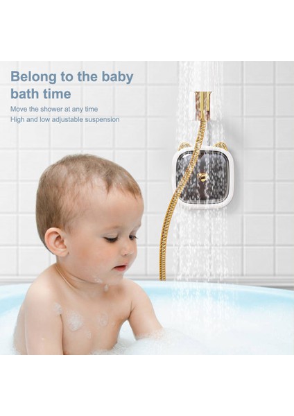 Gri Duş Başlığı Tutucu Su Geçirmez Banyo Duvar Montaj Braketi Esnek Dikişsiz Kendinden Yapışkanlı Dekoratif Stand Yeşil (Yurt Dışından)