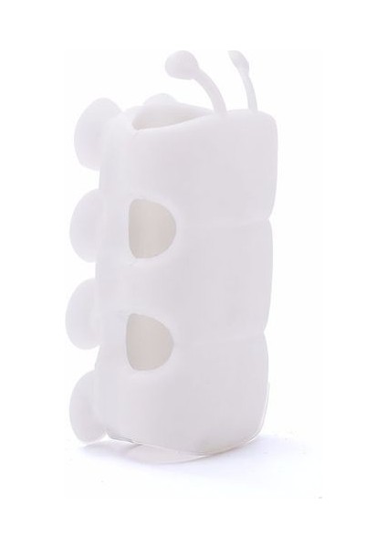 Beyaz 1 Adet Çıkarılabilir Silikon Vantuz Parantez Duş Başlığı Tutucu Braketi Ev Banyo Duvara Monte Duş Depolama Rafı (Yurt Dışından)