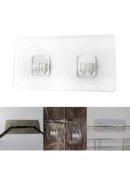 09 1 Adet Plastik Kanca Etiket Askı Kendinden Yapışkanlı Duvara Montaj Dikişsiz Ev Mutfak Banyo Raf Aksesuarları Raf Su Geçirmez (Yurt Dışından) fiyatları