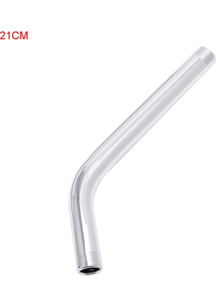 21 cm Konu G1/2 Paslanmaz Çelik Duvara Monte Tüp Yağış Duş Başlığı Kol Braketi (Yurt Dışından)