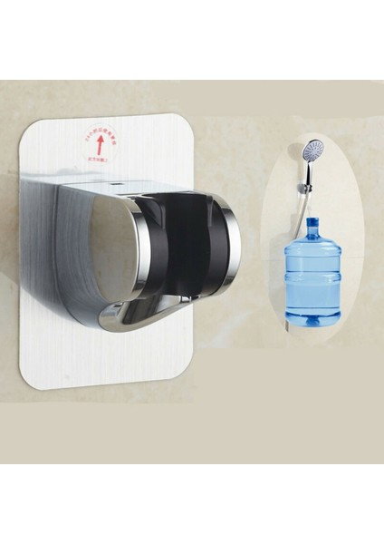1 Adet 1 Adet Duş Başlığı Tutucu Hiçbir Sondaj Banyo Duvara Montaj Ayarlanabilir Emme Braketi Duş Başlığı Vantuz Tutucu (Yurt Dışından)