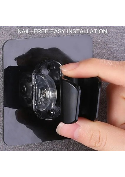 Şeffaf 1pc 90° Ayarlanabilir Duş Başlığı Tutucu Duş Braketi Duvara Montaj Kendinden Yapışkanlı Banyo Braketi Banyo Duş Başlığı Uydurma Taşınabilir (Yurt Dışından) fırsatları