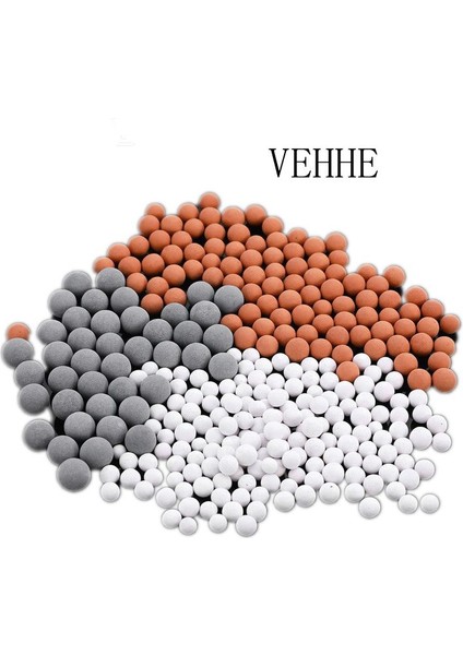As Pıc Duş Başlığı Yedek Filtre Boncukları Enerji Anyon Mineralize Negatif Iyonlar Seramik Toplar Su Arıtma Banyo Aksesuarı (Yurt Dışından)