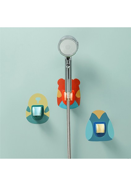 C Duş Başlığı Tutucu Hiçbir Delme Kendinden Yapışkanlı Duş Başlığı Sabitleme Braketi Evrensel Depolama Raf Tutucu Banyo Aksesuarları (Yurt Dışından) fırsatları