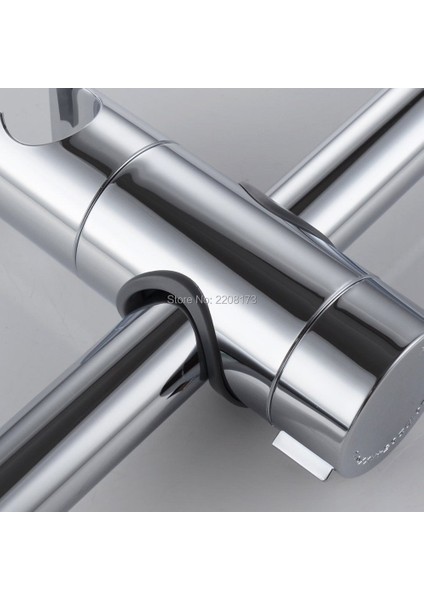 25MM Krom Banyo Aksesuarları Evrensel 18 ~ 25MM Abs Plastik Duş Slayt Raylı Bar Tutucu Ayarlanabilir Kelepçe Tutucu Braketi Değiştirme (Yurt Dışından)