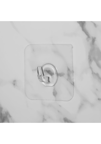 5 Adet 7x7 cm 5 Adet Evrensel Şeffaf Güçlü Kanca Kendinden Yapışkanlı Kapı Duvar Askıları Kanca Güçlü Yapışkan Mutfak Banyo Depolama Askıları (Yurt Dışından)