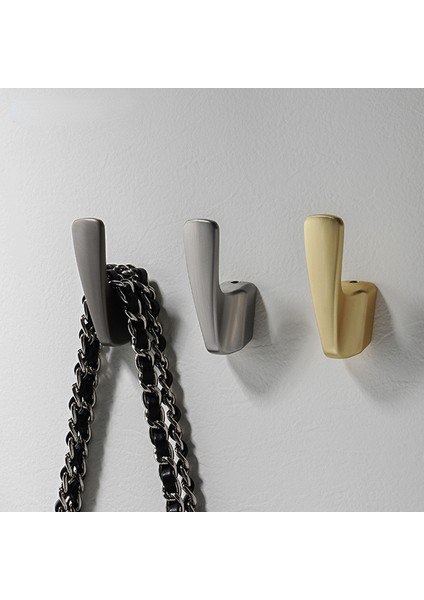 Fırçalanmış Altın 1 Adet Işık Lüks Altın Duvar Asılı Tek Elbise Askısı Yatak Odası Oturma Salonu Ceket Bornoz Askısı Banyo Havlu Kancası Tutucu (Yurt Dışından) modelleri