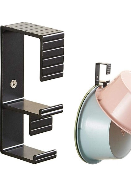 Siyah Siyah Uzay Alüminyum Kanca Lavabo Askısı Bebek Küveti Banyo Lavabosu Küvet Rafı Duvara Monte Punch-Free (Yurt Dışından)