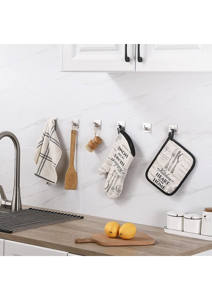 07 Paslanmaz Çelik Kanca Etiket Ağır Duvar Kanca Asılı Ceket Şapka Havlu Asılı Raf Banyo Yatak Odası Aksesuarları (Yurt Dışından) indirimleri
