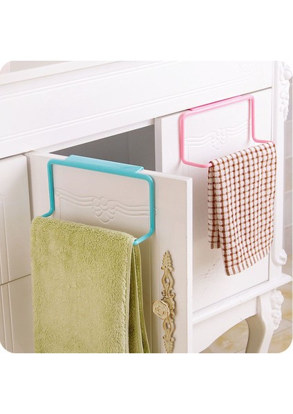 Beyaz 1 Pc Plastik Kapı Üstü Kurulama Bezi Tutucu Raf Raylı Dolap Askısı Bar Kanca Banyo Mutfak Beyaz/mavi/pembe/yeşil (Yurt Dışından)