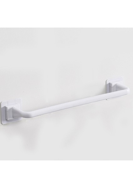 Beyaz 1 Adet Kendinden Yapışkanlı Havlu Çubuk Havlu Çubuğu Duvara Sopa Banyo Havlusu Tutucu Banyo Aksesuarları Düz Pürüzsüz Yüzeyler Için Karo Cam (Yurt Dışından)