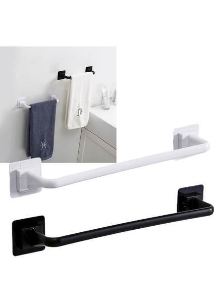 Beyaz 1 Adet Kendinden Yapışkanlı Havlu Çubuk Havlu Çubuğu Duvara Sopa Banyo Havlusu Tutucu Banyo Aksesuarları Düz Pürüzsüz Yüzeyler Için Karo Cam (Yurt Dışından) indirimleri
