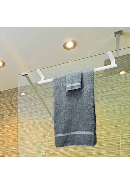 Gümüş 23.5cm Üzeri Kabine Havlu Çubuğu Paslanmaz Çelik Altın Kanca Raf Dekoratif Organizatör Raf Çay Havluları Bulaşık Havluları Dolap Banyo (Yurt Dışından) modelleri