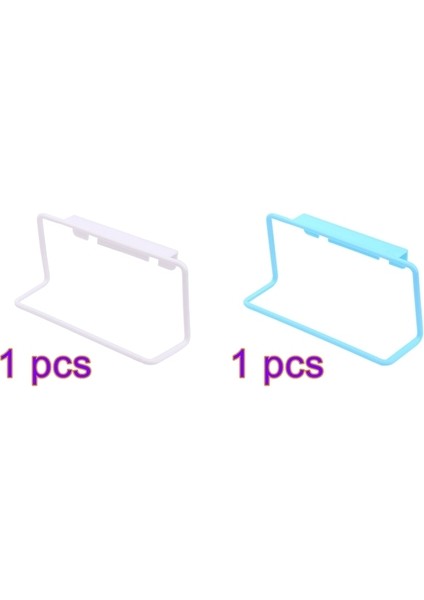Beyaz ve Mavi Plastik Asılı Tutucu Havlu Askısı Çok Fonksiyonlu Dolap Dolap Kapı Arka Mutfak Aksesuarları Ev Depolama Banyo Mobilyaları (Yurt Dışından)