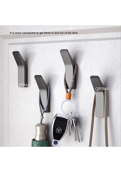 Siyah 1pcs-A Banyo Görünmez Traceless Kanca Güçlü Yük Taşıyan Elbise Askısı Elbise Askısı Güçlü Yapışkanlı Koridor Elbise Askısı (Yurt Dışından)