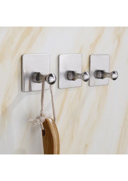 Yeni 5X5CM Siyah Kanca Banyo Mutfak Askısı Paslanmaz Çelik Duvar Kanca Tuşları Için Ceket Havlu Askısı Bornoz Askısı Banyo Donanım (Yurt Dışından)