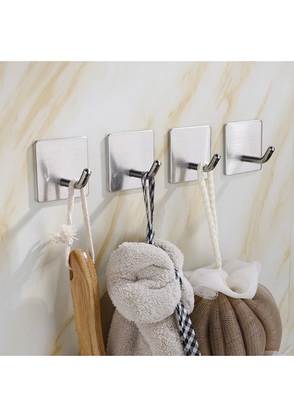 Yeni 5X5CM Siyah Kanca Banyo Mutfak Askısı Paslanmaz Çelik Duvar Kanca Tuşları Için Ceket Havlu Askısı Bornoz Askısı Banyo Donanım (Yurt Dışından)