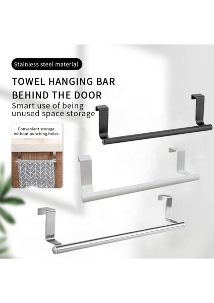 Mor S Duvara Monte Havlu Askısı Yumruksuz Banyo Aksesuarları Banyo Havlusu Askısı Iskandinav Minimalist Yaratıcı Tek Çubuk Ev Depolama Çubuğu (Yurt Dışından)