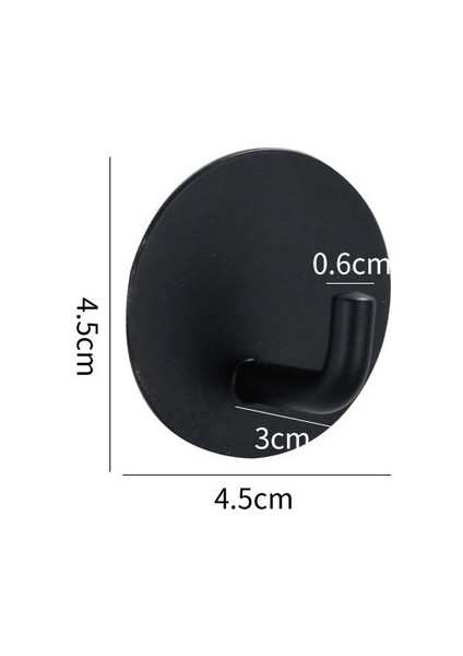 H2 304 Paslanmaz Çelik Kanca Mutfak Yaratıcı Kanca Süper Banyo Kancası Hiçbir Delme Sopa Kanca Havlu Kancası Banyo Havlu Tutucu (Yurt Dışından)