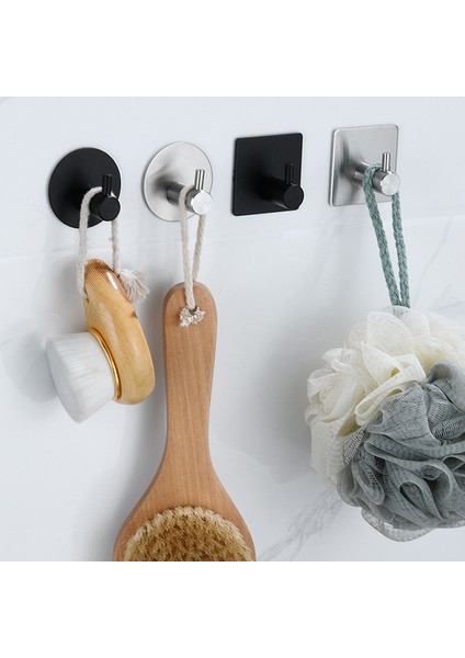 H2 304 Paslanmaz Çelik Kanca Mutfak Yaratıcı Kanca Süper Banyo Kancası Hiçbir Delme Sopa Kanca Havlu Kancası Banyo Havlu Tutucu (Yurt Dışından) modelleri