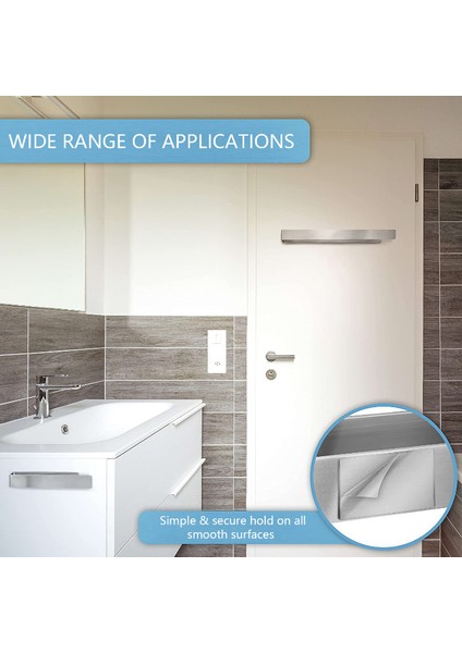 Stil 5 Paslanmaz Çelik Banyo Havlu Tutucu El Havlusu Bar Hiçbir Delme Asılı Organizatör Havlu Halkası Mutfak Banyo Aksesuarları (Yurt Dışından) indirimleri