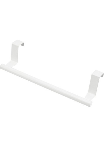 Beyaz 23.7 cm 2 Boyutu Paslanmaz Çelik Havlu Tutucu Mutfak Dolabı Kapı Asılı Raf Depolama Banyo Raf Ev Organizatör Banyo Aksesuarları (Yurt Dışından)