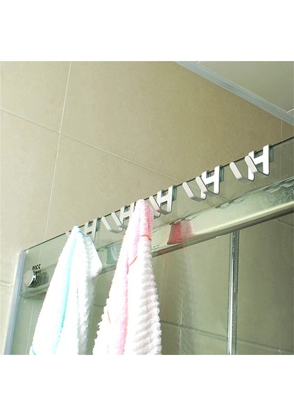 1 Adet 1 Adet Uzay Alüminyum Kapı Kanca H Şekli Asılı Mutfak Banyo Depolama Rafı Duş Havlu Çantası Sofra Organize Donanım (Yurt Dışından) modelleri