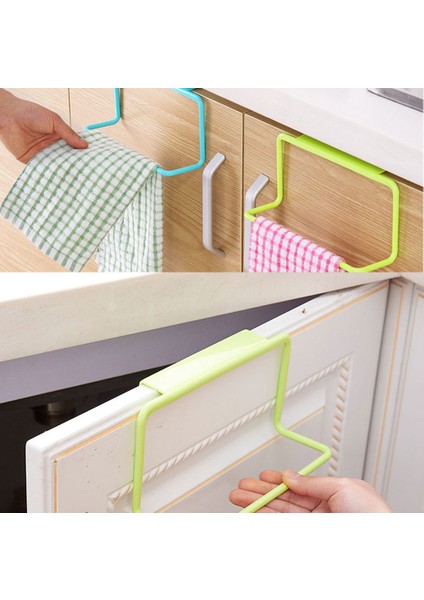 Beyaz 1 Adet Plastik Asılı Tutucu Havlu Askısı Çok Fonksiyonlu Dolap Dolap Kapı Arka Mutfak Aksesuarları Ev Depolama Organizatör (Yurt Dışından) fırsatları