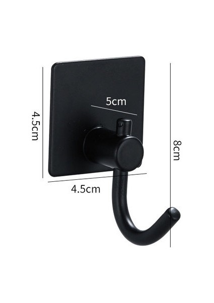 I2 304 Paslanmaz Çelik Kanca Mutfak Yaratıcı Kanca Süper Banyo Kancası Hiçbir Delme Sopa Kanca Havlu Kancası Banyo Havlu Tutucu (Yurt Dışından)