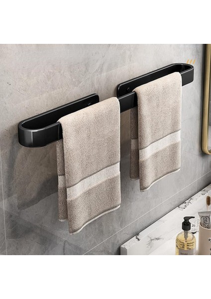 30 cm Havlu Rafları Alüminyum Alaşımlı Moda Basit Banyo Mutfak Askısı Havlu Çubuk Duvar Rafı Yerden Tasarruf Su Geçirmez Duvar Asılı Tip (Yurt Dışından) fiyatları