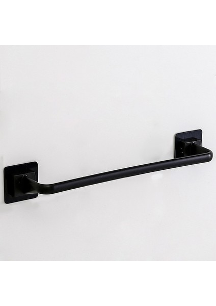 Siyah 1 Adet Kendinden Yapışkanlı Havlu Çubuk Havlu Çubuğu Duvara Sopa Banyo Havlusu Tutucu Banyo Aksesuarları Düz Pürüzsüz Yüzeyler Için Karo Cam (Yurt Dışından)