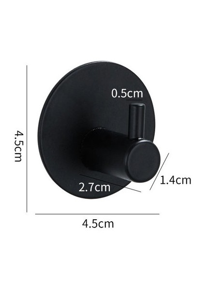 B2 Paslanmaz Çelik Havlu Askısı Banyo Donanım Hiçbir Delme Sopa Kanca Havlu Kancası Banyo Havlu Tutucu Banyo Aksesuarları (Yurt Dışından)