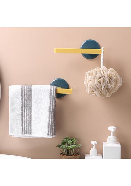 Beyaz Havlu Bar Havlu Askısı Banyo Için Çok Fonksiyonlu Yerden Tasarruflu Yumruksuz Iskandinav Tarzı Duvara Monte (Yurt Dışından) fırsatları