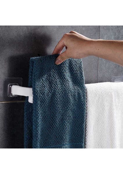 Beyaz Havlu Tutucu Asılı Bez Kutup Banyo Mutfak Havlusu Askı Depolama Rafı Duvara Monte Elbise Ceket Plastik Dekorasyon Aksesuarları (Yurt Dışından) modelleri