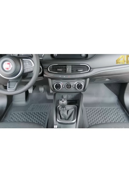 Fiat Egea Cross 2020-2025 Uyumlu 4.5D Premium Havuzlu Oto Paspas 4 Mevsim - Egea Cross
